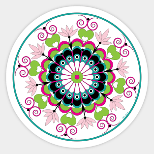 Mandala Love Sticker